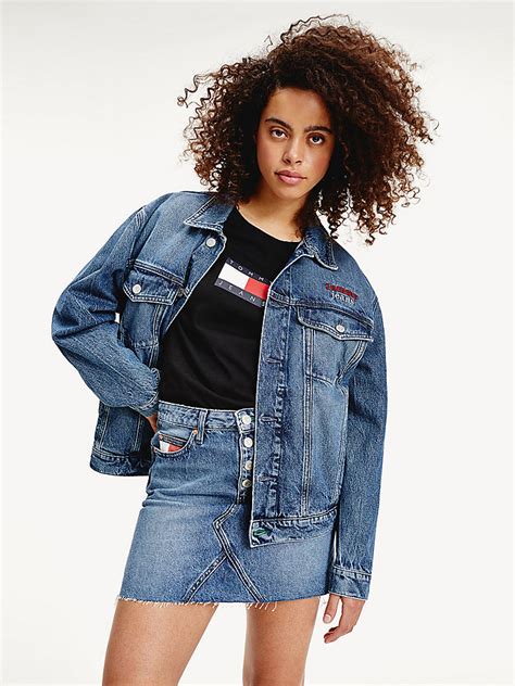 tommy hilfiger denim jacket women.